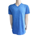 blue men's short sleeve t-shirt