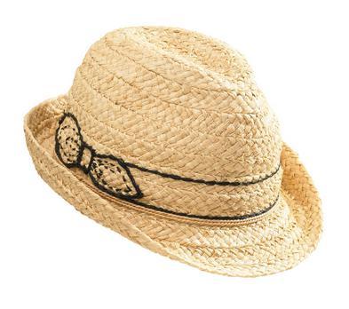 Cappello donna moda Jazz Cowboy Boater con fiocco