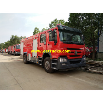 Caminhões de bombeiros militares de 8ton HOWO