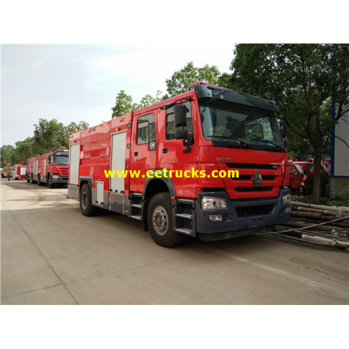 Caminhões de bombeiros militares de 8ton HOWO