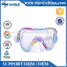 Children/Youth Safety Dive Mask Water Transfer Printed Swimming Mask Diving