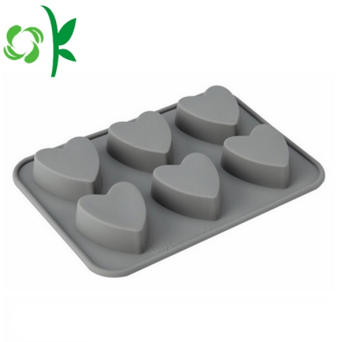 Силиконовые инструменты для выпечки Heart 6Cavity Shape Shocolate Forms