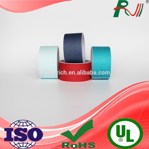 Waterproof single sided cotton backing patterned fabric tape with best price