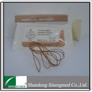 Surgical plain catgut chromic catgut surgical suture