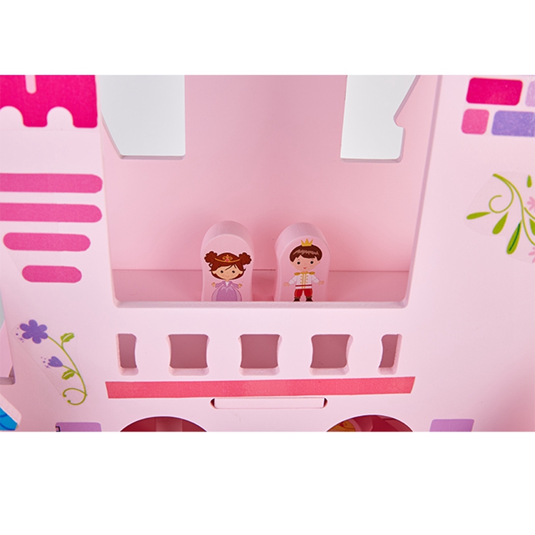 Cutely Designed Pink Beautiful Castle Princess Toys For Kids