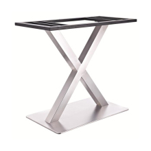 X Shape Stainless Steel Table Base