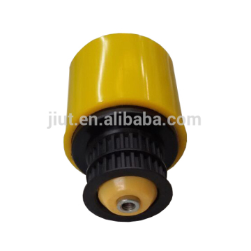 rubber poly-vee roller