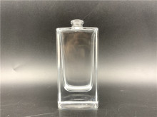perfume glass empty bottles flat square cosmetic bottles
