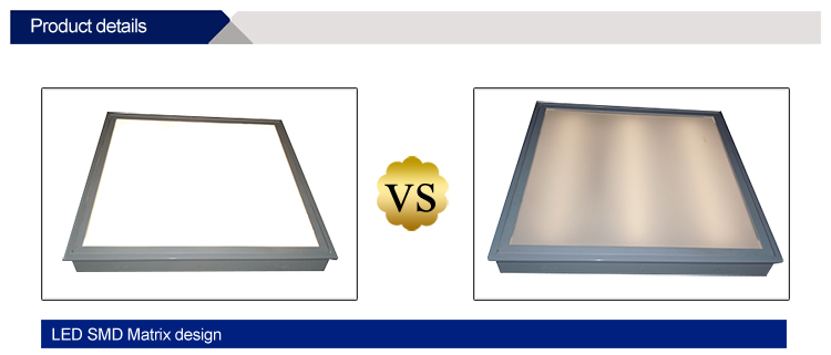 Commercial IP20 40W recessed 4000K led panel light 595*595