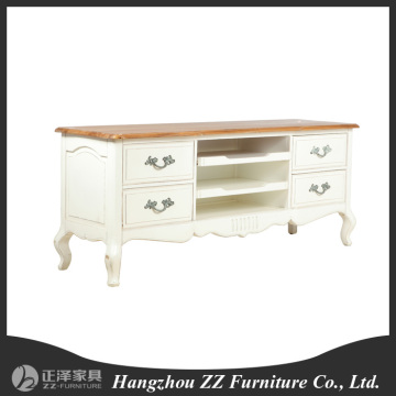 antique french style furniture wood tv cabinet