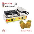 Pineapple shape waffle machine