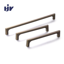 Zinc Furniture Pulls Bow Gold Cabinet Handle 128Mm