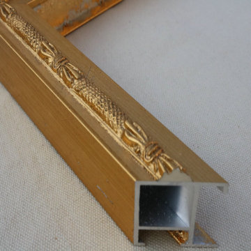 Golden aluminum frame greenhouse stage extrusion snap frame paperboard