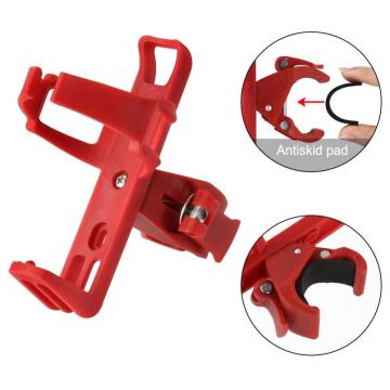 Aluminium Alloy Bicycle Water Bottle Cage Plastic Red