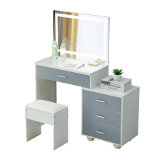 Makeup Vanity Dressing Table With LED Lighted Mirror