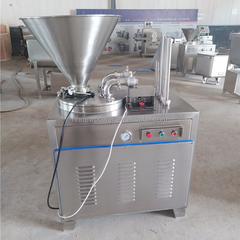 high quality Meat Filling Stuffer Twisting Automatic Pneumatic Quantitative Sausage Stuffer Sausage Stuffing Machine