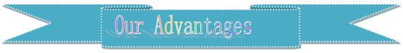 I nostri vantaggi our advantages