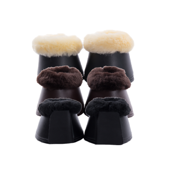 Sheepskin neoprene hose bell boots