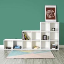 combined lattice bookshelf with fast delivery