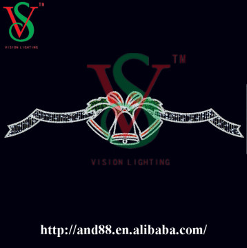 LED Christmas Motif Cross Street Light with Fancy Motif Light Decoration Street Motif Light