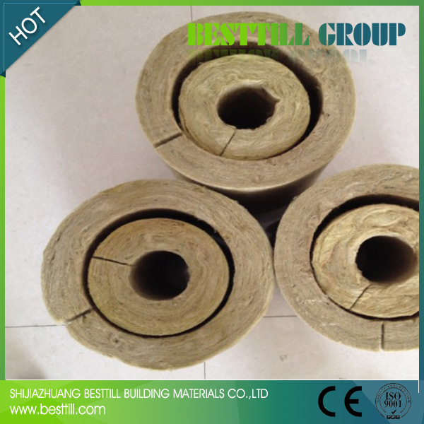 Steam Pipe Insulation Glass Wool / Rock Wool