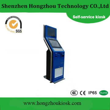 Customized Touchscreen Self Pay Mall Kiosk with Visa Card Reader