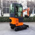 1 ton mini excavator dengan crawler ekstensi