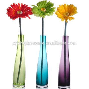 Wholesale Handmade glass flower bottle glass flower vase