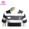 Camisa durável e elegante de rugby de algodão personalizada