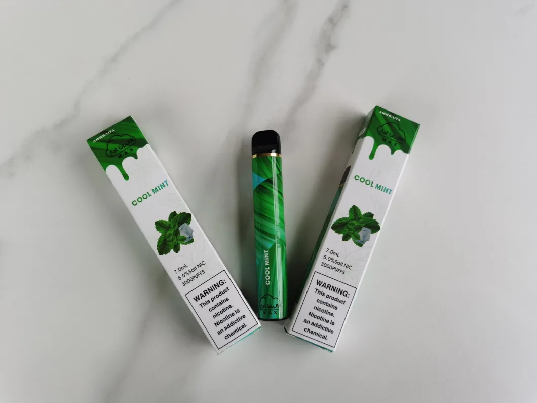 2021 Colorful 6ml Juice Ecig 3000 Puffs Disposable Vape