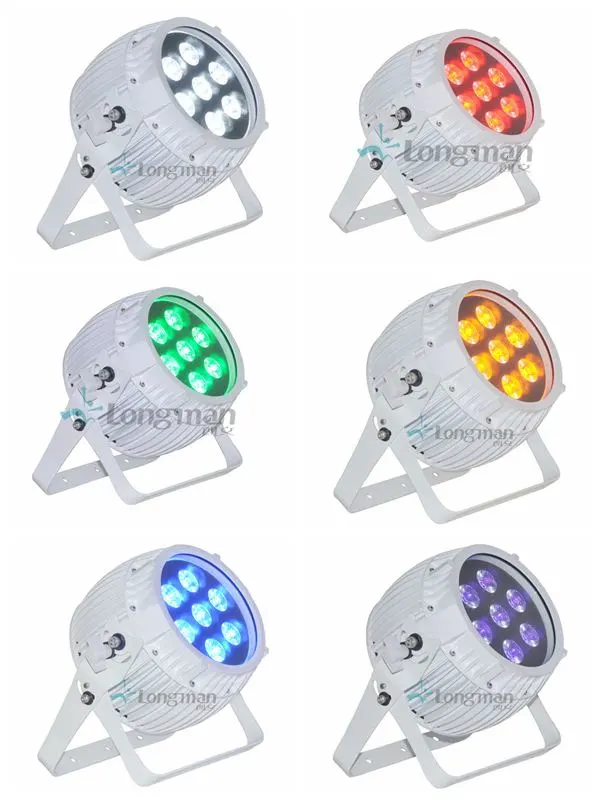 Rgbawuv 6in1 DMX Wireless Battery Operated Mini LED Spot Light