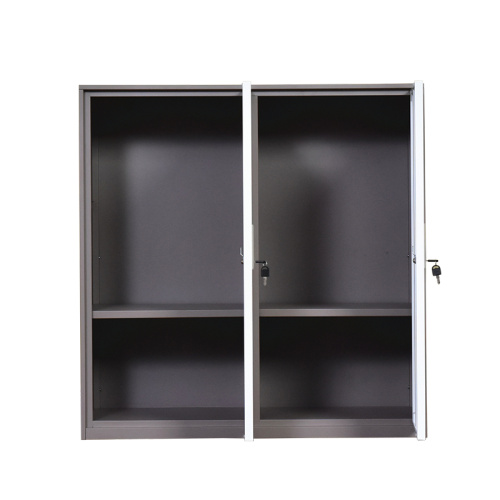 Counter Height Gray Filing Storage Cabinets