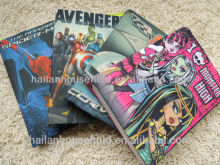 Wholesale Licensed Custom Printing Children Fabric Book Cover, Fabric book cover