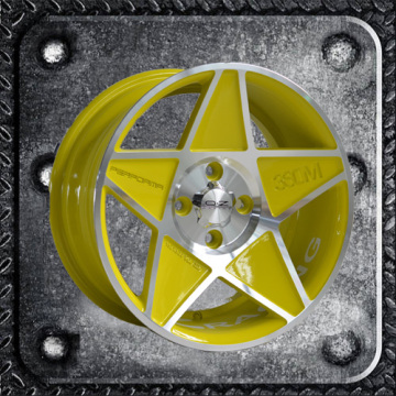 Painted inner groove 15 inch wheel