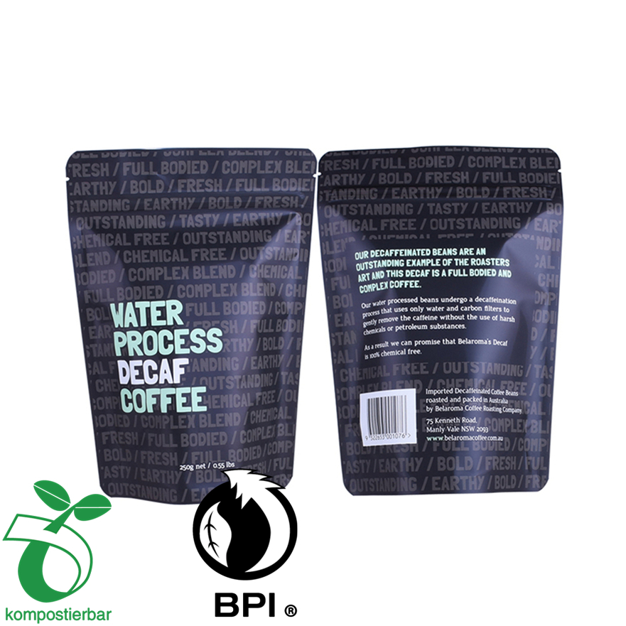 ECO Plastic Coffee Stand Up bag With ZipperWholesale From China