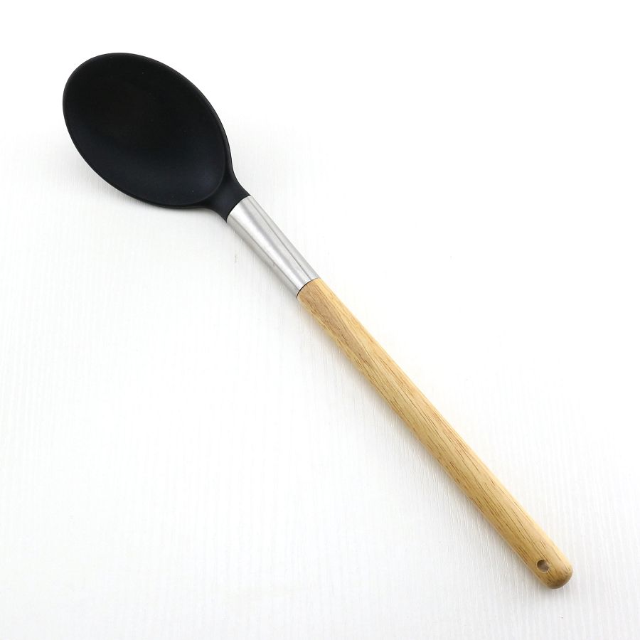 kitchen mixing silicone soild serving spoon