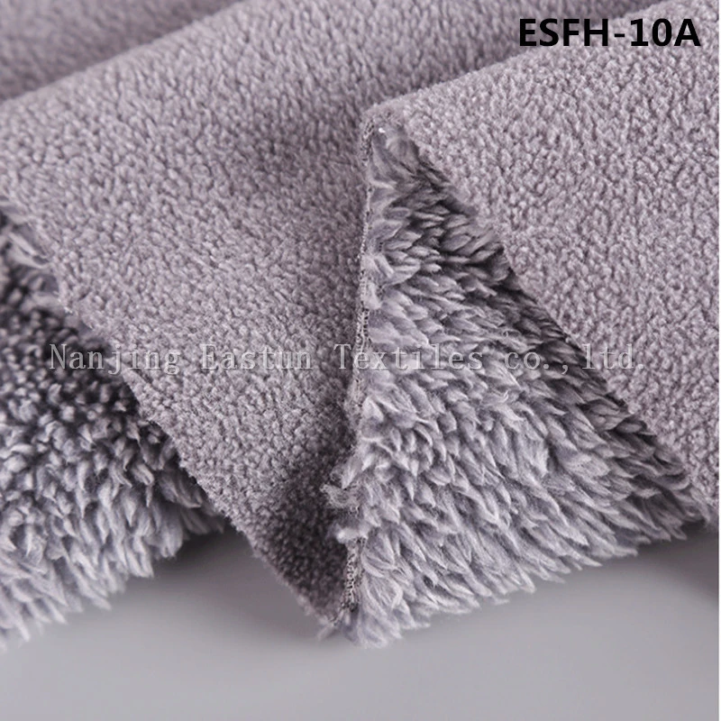 Micro Fiber Polar Fleece Bonded Sherpa Fleece Esfh-12A