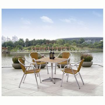 Hot sale metal cafe restaurant table chair