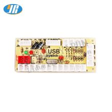 High Quality USB PC Arcade Encoder Board with Cheap Price and Plastic Joystick for Boxing Coin Pusher