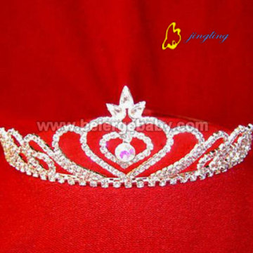 tiara de cristal patriótico dulce corazón