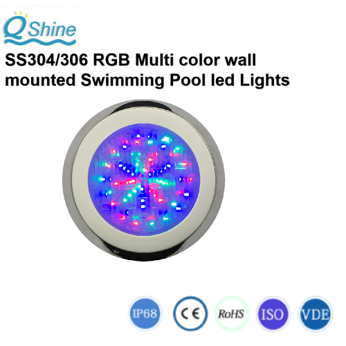 Underwater surface mounted IP68 LED Pool Lights