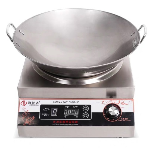 220V/110V 5000w induction wok cooker