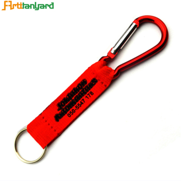 Silk Screem Printing Strap with Carabiner