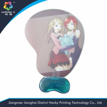 2017 Sexy girl cutting mats mouse pad with liquid mouse touch pad grest girls mouse pad