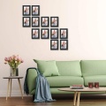 Wood Wall Mounted Photo Picture Frame Set
