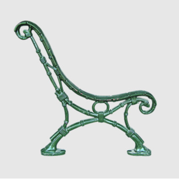 Cast iron garden patio chair