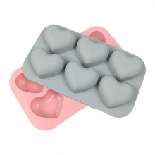 Large Heart Shaped Silicone Molds for Baking and Soap Making