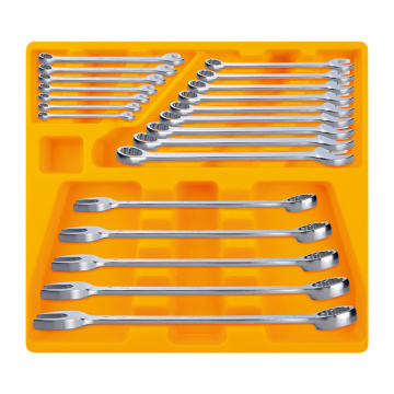 DingQi 21 Pcs CR-V Combination Wrench Set