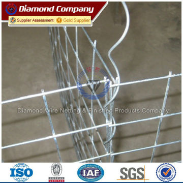 welded garden stone cage