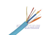 Blue Indoor 12 Core Pvc Fiber Optic Network Cable G.652d , Multimode Fiber Optic Cable